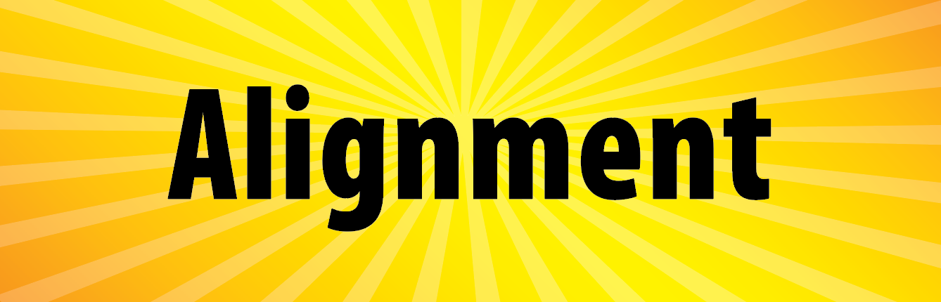 Alignment - 3' x 9' - Union Sign Co.